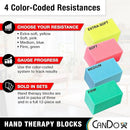 CanDo Hand Therapy Blocks