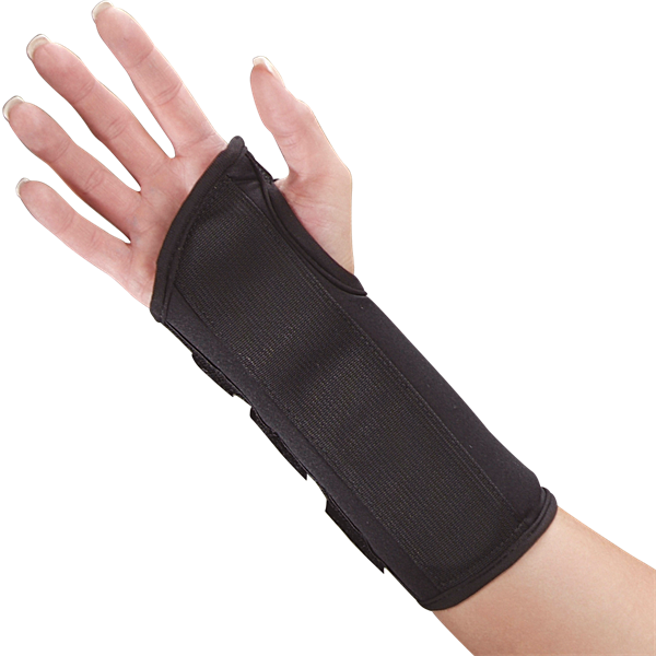 DeRoyal Black Wrist Splint