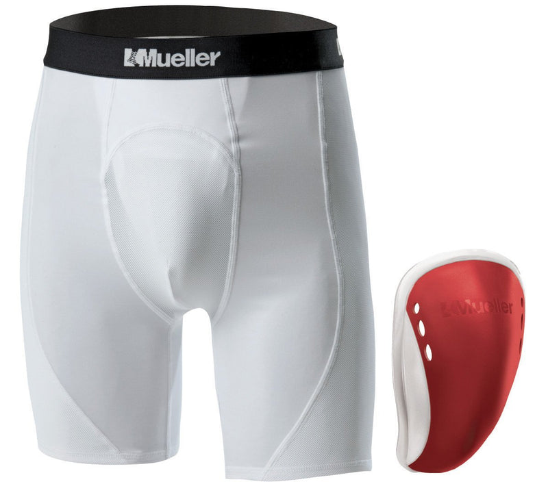 Mueller Athletic Support Shorts/Briefs w/Flex Shield Cup