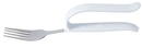 Easy Clip On Style White Grip Utensils